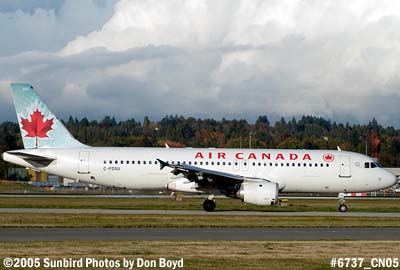 Air Canada A320-211 C-FDSU airline aviation stock photo #6737