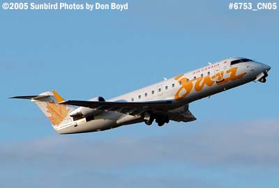 Air Canada Jazz Air Bombardier CL-600-2B19 C-GOJA airline aviation stock photo #6753
