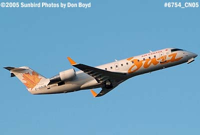 Air Canada Jazz Air Bombardier CL-600-2B19 C-GOJA airline aviation stock photo #6754