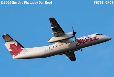 Air Canada Jazz Air De Havilland DHC-8 airline aviation stock photo #6757