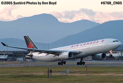 Air Canada A330-343 C-GFAJ airline aviation stock photo #6768