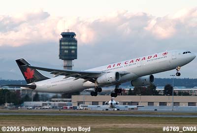 Air Canada A330-343 C-GFAJ airline aviation stock photo #6769
