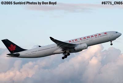 Air Canada A330-343 C-GFAJ airline aviation stock photo #6771