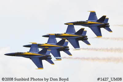 The Blue Angels at the 2008 Great Tennessee Air Show practice show at Smyrna aviation stock photo #1427