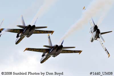 The Blue Angels at the 2008 Great Tennessee Air Show practice show at Smyrna aviation stock photo #1440