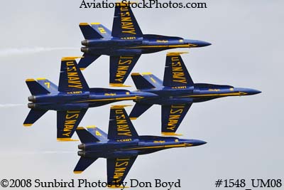 The Blue Angels at the 2008 Great Tennessee Air Show practice show at Smyrna aviation stock photo #1548
