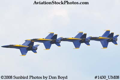 The Blue Angels at the 2008 Great Tennessee Air Show practice show at Smyrna aviation stock photo #1430