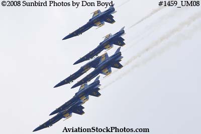 The Blue Angels at the 2008 Great Tennessee Air Show practice show at Smyrna aviation stock photo #1459