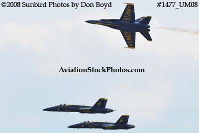 The Blue Angels at the 2008 Great Tennessee Air Show practice show at Smyrna aviation stock photo #1477
