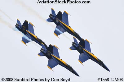 The Blue Angels at the 2008 Great Tennessee Air Show practice show at Smyrna aviation stock photo #1558