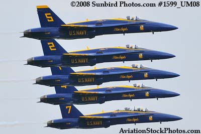 The Blue Angels at the 2008 Great Tennessee Air Show practice show at Smyrna aviation stock photo #1599