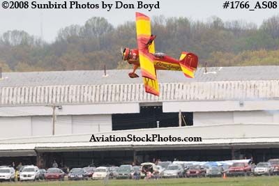 Wingwalker act at the Great Tennessee Air Show at Smyrna aviation stock photo #1766