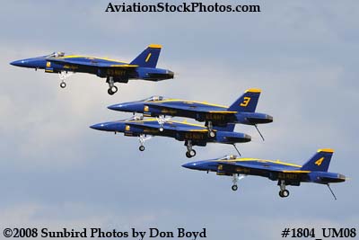 The Blue Angels at the 2008 Great Tennessee Air Show at Smyrna aviation stock photo #1804