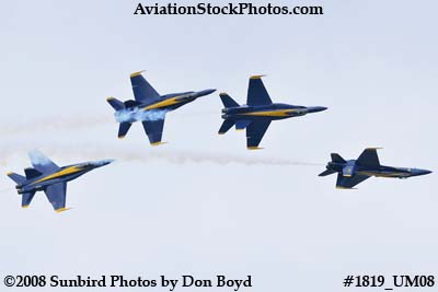 The Blue Angels at the 2008 Great Tennessee Air Show at Smyrna aviation stock photo #1819