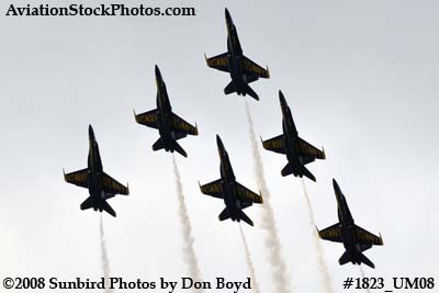 The Blue Angels at the 2008 Great Tennessee Air Show at Smyrna aviation stock photo #1823