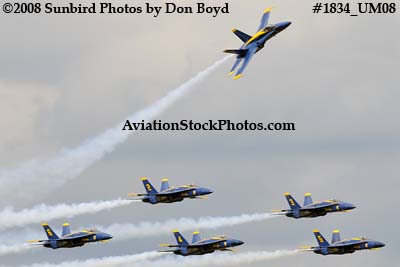 The Blue Angels at the 2008 Great Tennessee Air Show at Smyrna aviation stock photo #1834