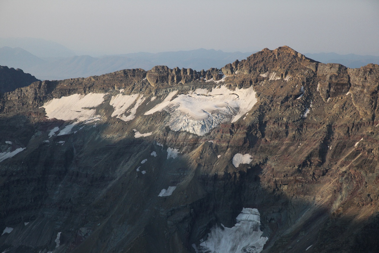 Unnamed Glacier, Parke Pk NE Face <br>(GlacierNP090109-_070.jpg)