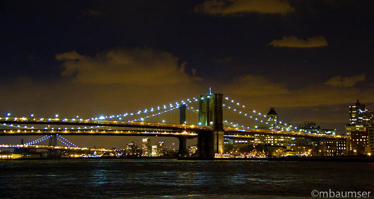 Brooklyn Bridge At Night