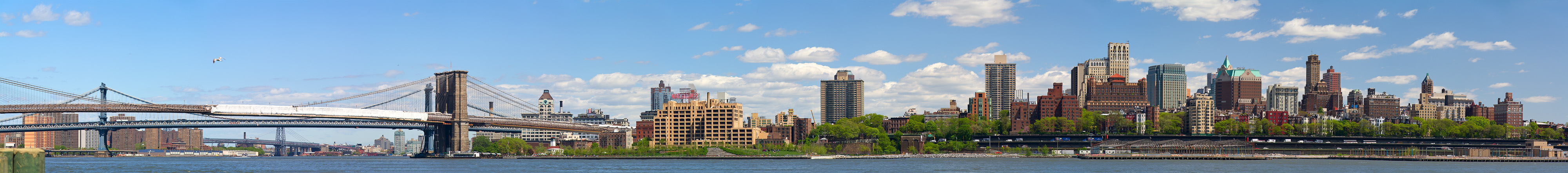 Brooklyn Panorama Viewed From Manhattan