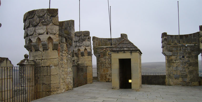 The entrance/exit to Alcazar roof access