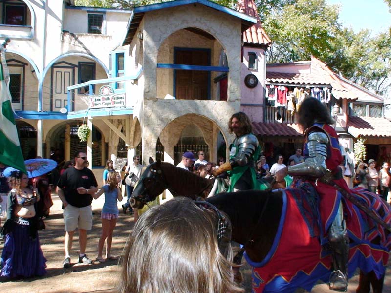Parade before the chainmaille show.