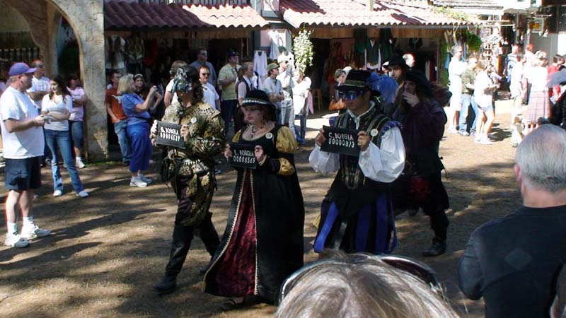 The Borgias with their prisoner nbrs