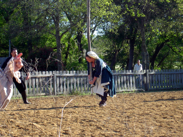 tossing the caber