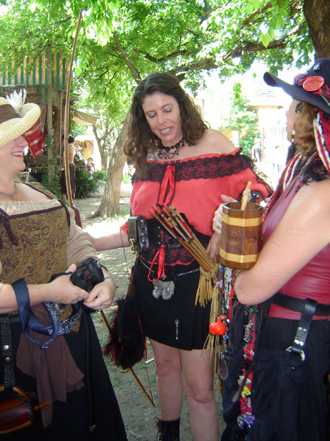 Julie shows off her trophie