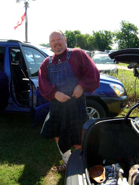 Pa is puttin on his fancy over-britches