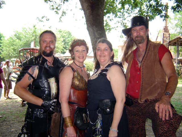 Cuthbert, Wilma, Tempest and Bendon!   we always get a picture of the 4 of us