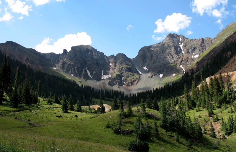 Cement Creek Basin, north of Silverton, CO.