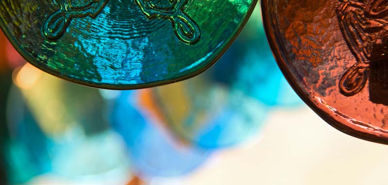 Glass decorations