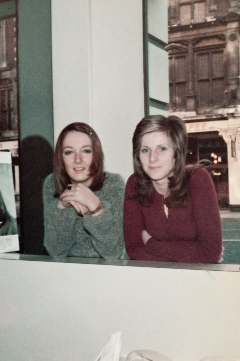 Caroline Hayes and Noreen (a student) - VS School reception
