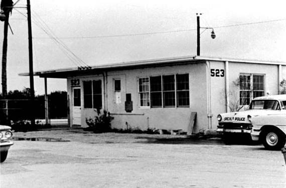 1962 - old Masters Field security gate house, now used by Dade County Junior College