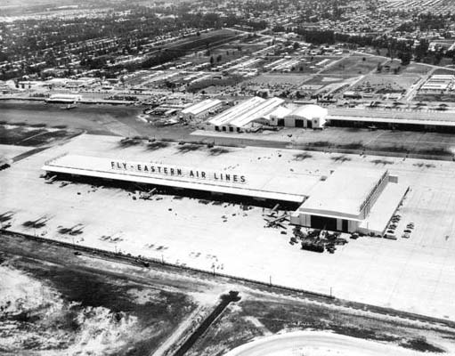 1950s - Eastern Air Lines hangars at Miami International Airport