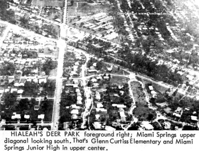 Early 1964 - Hialeahs Deer Park section and Miami Springs