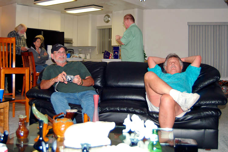 Bob, Beth (hidden), Linda, Lanny, Ray and Terry