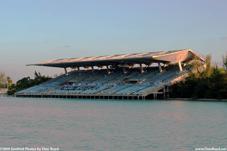 Miami Marine Stadium at sunset  (see below)