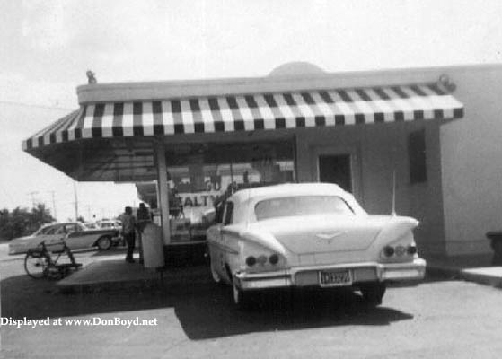 Late 1950s - the Dairy Queen at 4290 E. 4th Avenue, Hialeah, owned by Charles and Billie Bechter