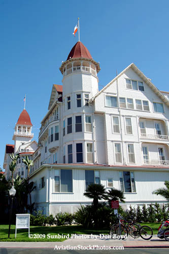 2009 - Hotel Del Coronado landscape stock photo #3035