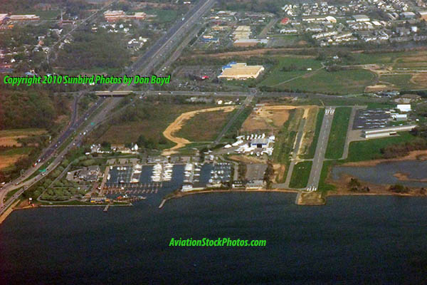 Aerial view of the Bay Bridge Airport (W29), Stevensville, Maryland photo #1904
