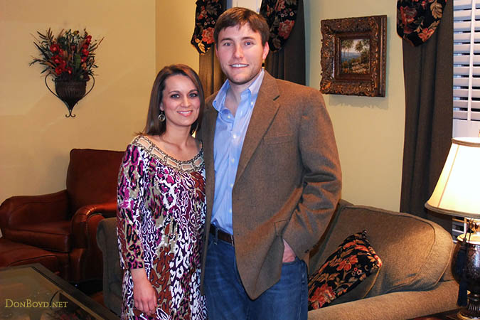 February 2011 - Hannah and Sammy Watson in their home in Valdosta, Georgia