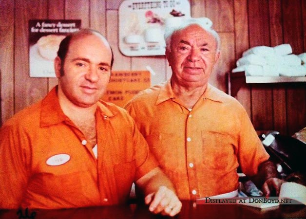 1970s - Pete Janowitz and his dad at Janos Sandwich Sub Shop in the Palm Lakes section of northwest Hialeah
