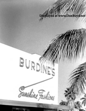 1953 - the new Burdines department store on Miami Beach