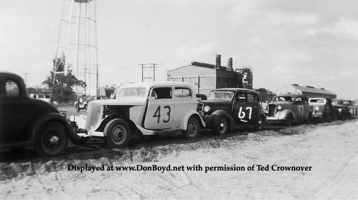 1950 - Ted Crownovers dads 1934 Ford stock car at Opa-locka Speedway