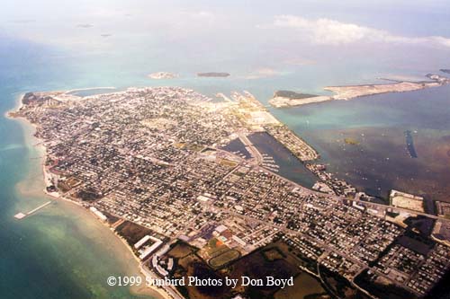 1999 - aerial photo of Key West