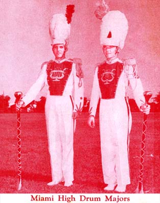 1952 - Miami High School Drum Majors