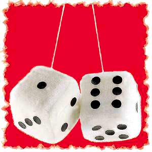 Fuzzy Dice for your car