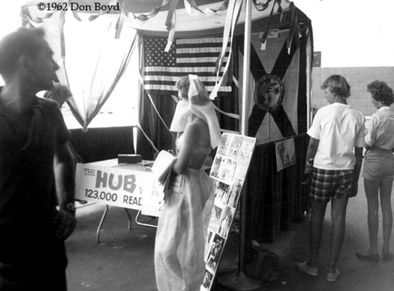 1962 - an Arabian Nights lady at the Opa-locka Air Show