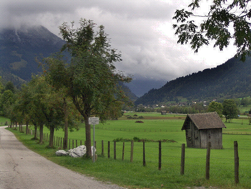 VIEW DOWN  THE GASTEIN VALLEY . 1